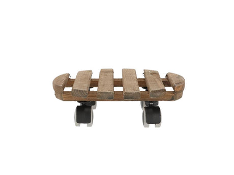 Chariot à plantes design Esschert marron ø29