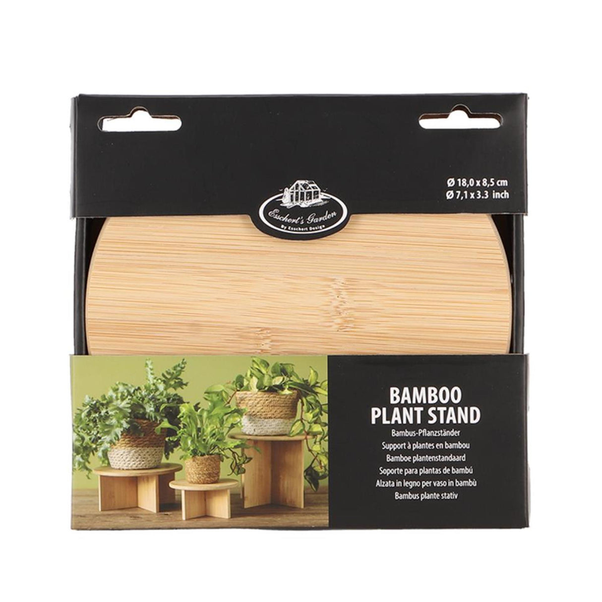 Table à plantes design Esschert bambou s