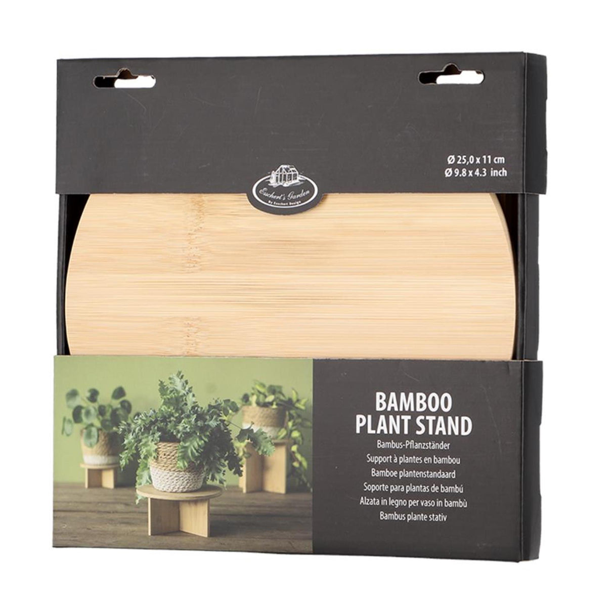 Table à plantes design Esschert bambou m