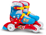 Nickelodeon Paw Patrol Ajustement deux dans un skate taille 27-30