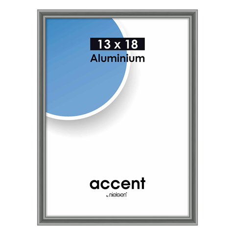 Nielsen Design Nielsen Photo Frame 53225 Accent Steel Grey 13x18 cm