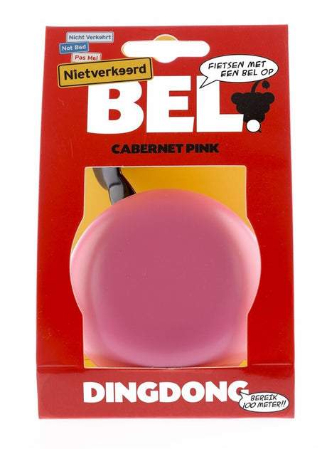 BICYLY Bell Ding-Dong Steel 80 mm Sole rose