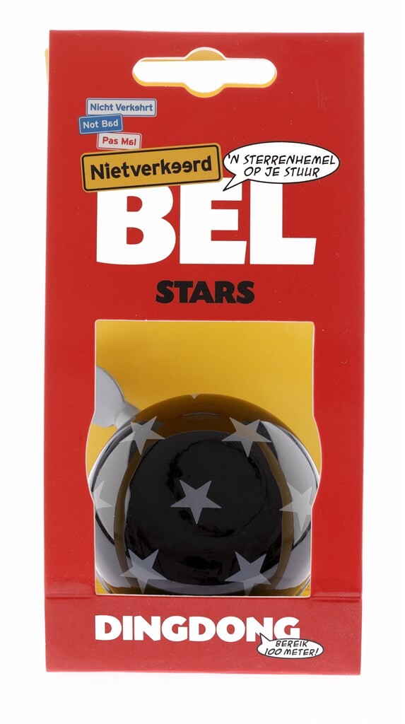 Nv ding dong llame a 60 mm estrellas negras con tarjeta estrella