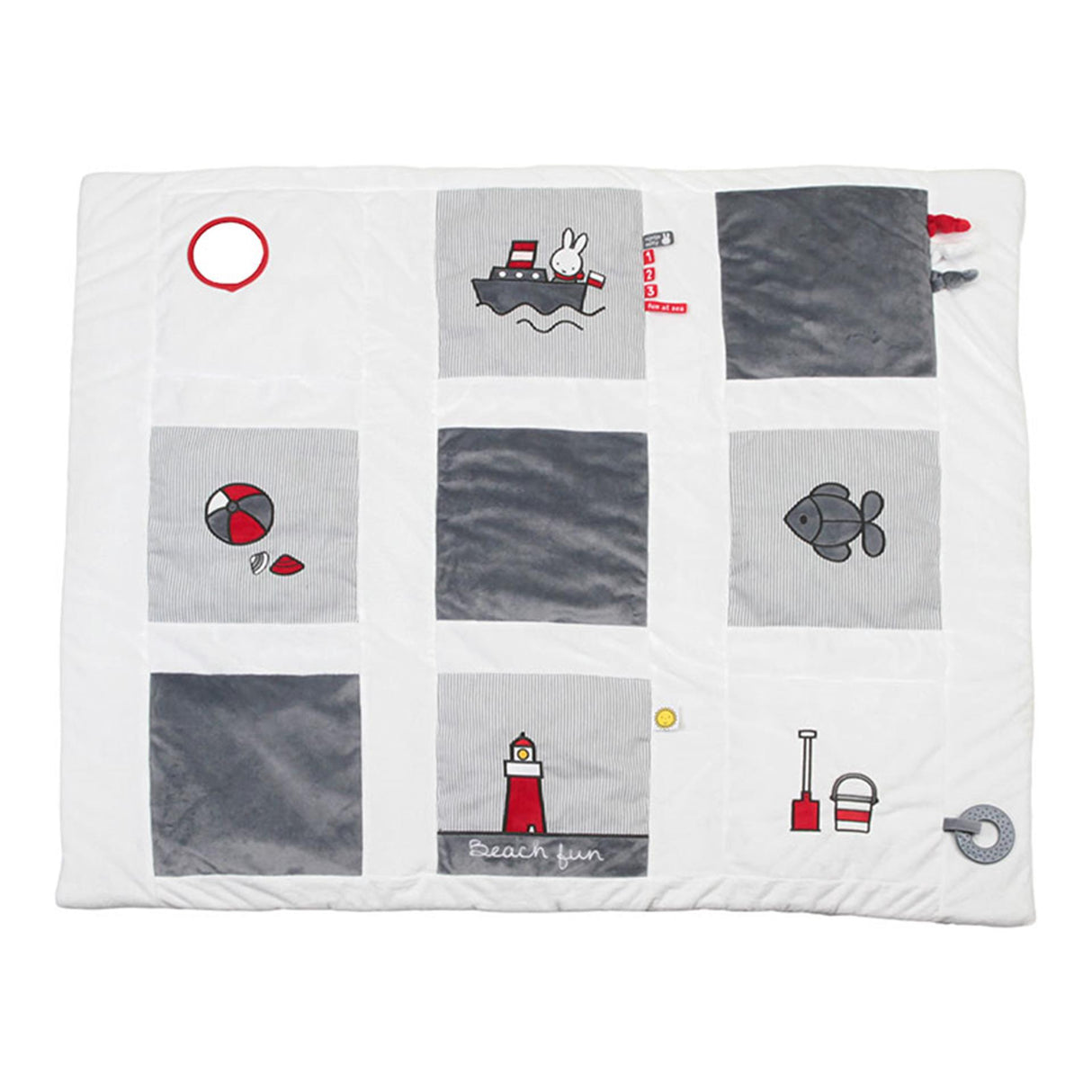 Tapis de parc Miffy Tiamo Fun at Sea