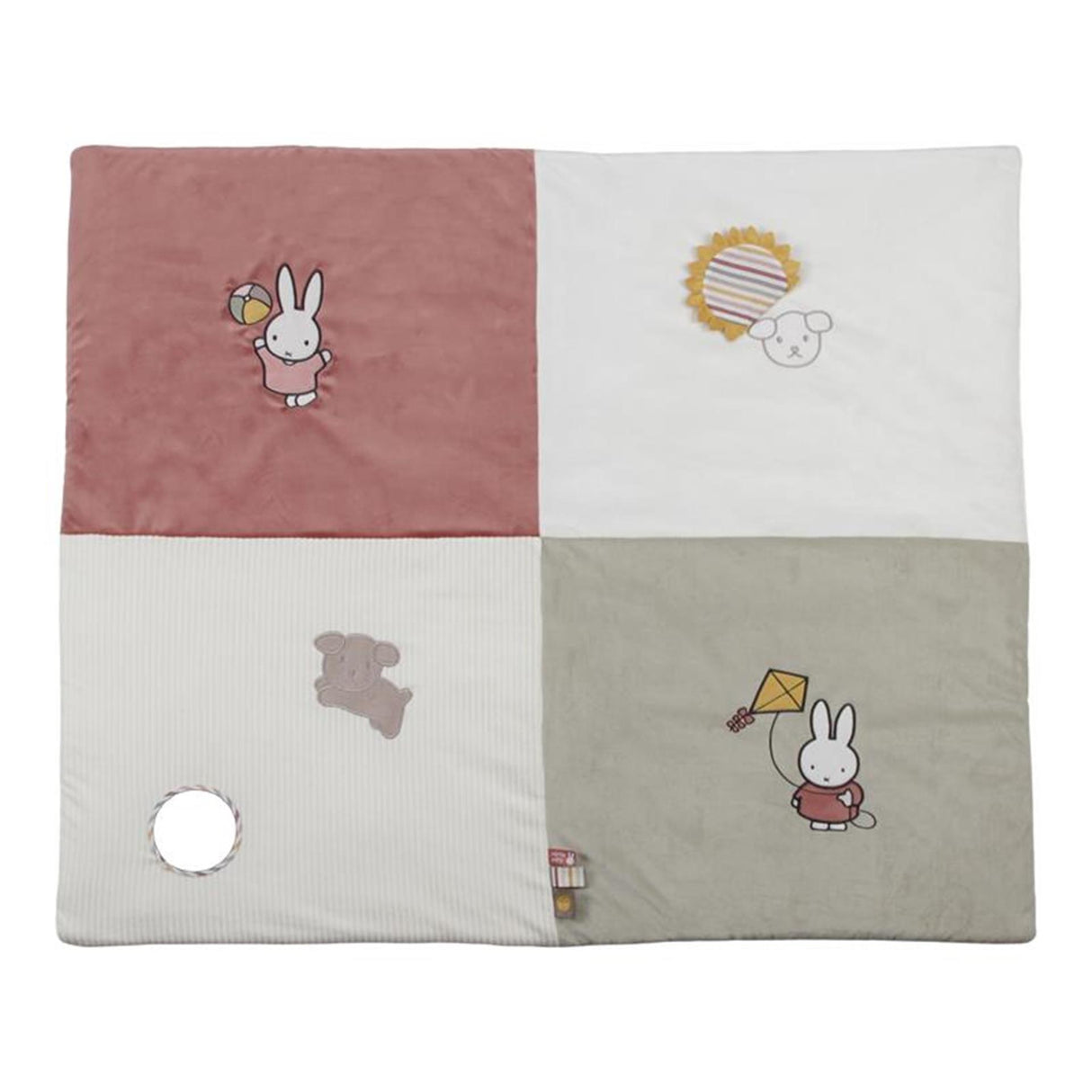 Tiamo Miffy tapis de jeu moelleux rose
