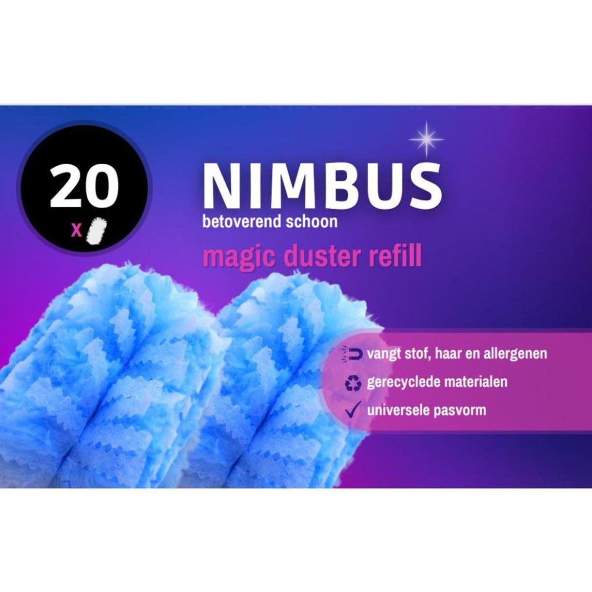 Recharge plumeau magique Nimbus 20 pièces | 2 pièces