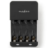 Chargeur de batterie Nedis bach05 nimh aa aaa