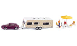 Voiture Siku avec caravane (1:55)