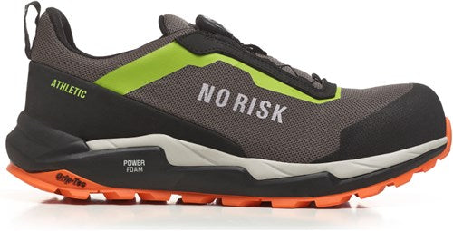 No risk athletic low fls orange green 1219.06 s3l | zwart | maat 45 - 5607421135455