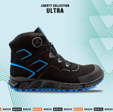 No risk ultra 1047.41 atop metaalvrij s3 | zwart blauw | maat 45 - 5607421074457