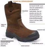 No risk werklaars hawick aqua-tex xw 1674.02 metaalvrij s3 | bruin | maat 47 - 00.071.011.47