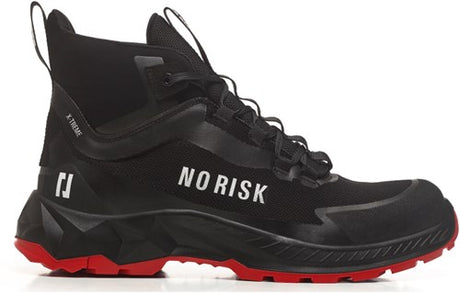 No risk x-treme mid black red 1057.10 s3l | zwart rood | maat 48 - 5607421134489