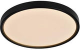 Enzo nordlux led plafonniere oja 29 zwart 14,5w 3000k 4000k 29cm - 4802306