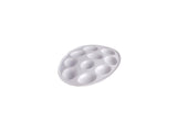 Cuisine impériale coquille d'oeuf en faïence blanche pour 10 oeufs