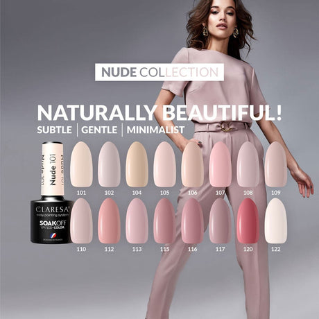Claresa Vernis Gel UV LED 5 ml Nude 120