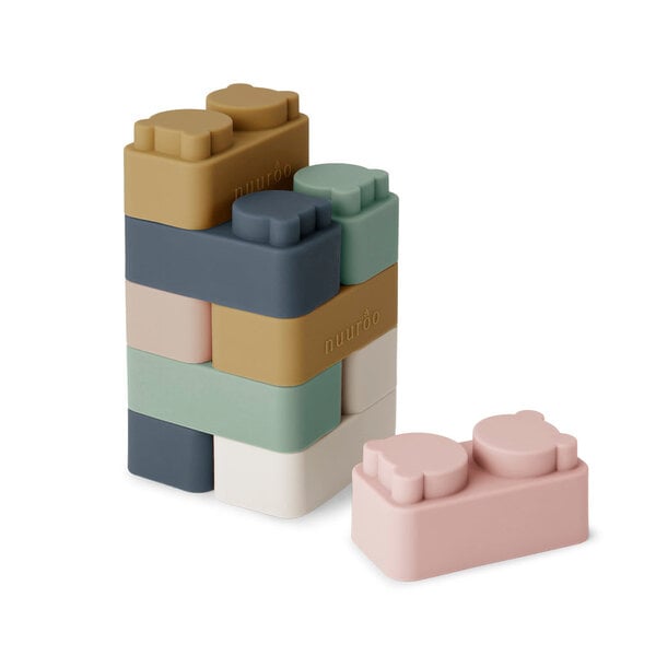 Nuuroo Nuuroo Pile Silicone Building Bricks 10 st.