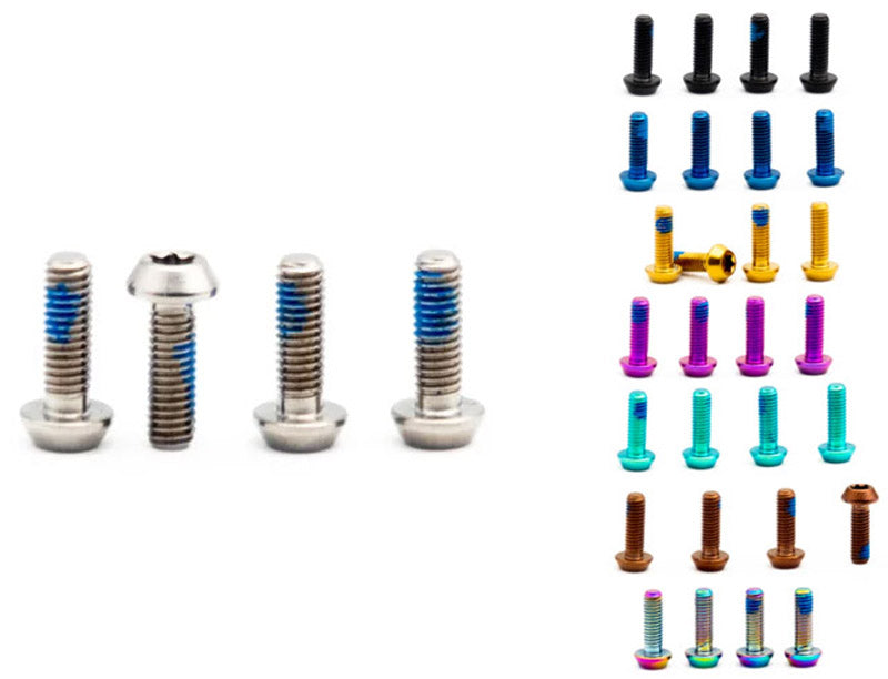 Composants en chêne vis en titane m3x9 pour roulements de levier sram couvercle Hope (4 pièces)