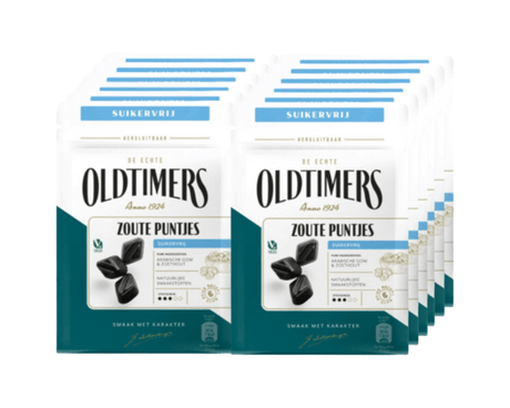 Sachet points salés voitures anciennes sans sucre (12x100gr)