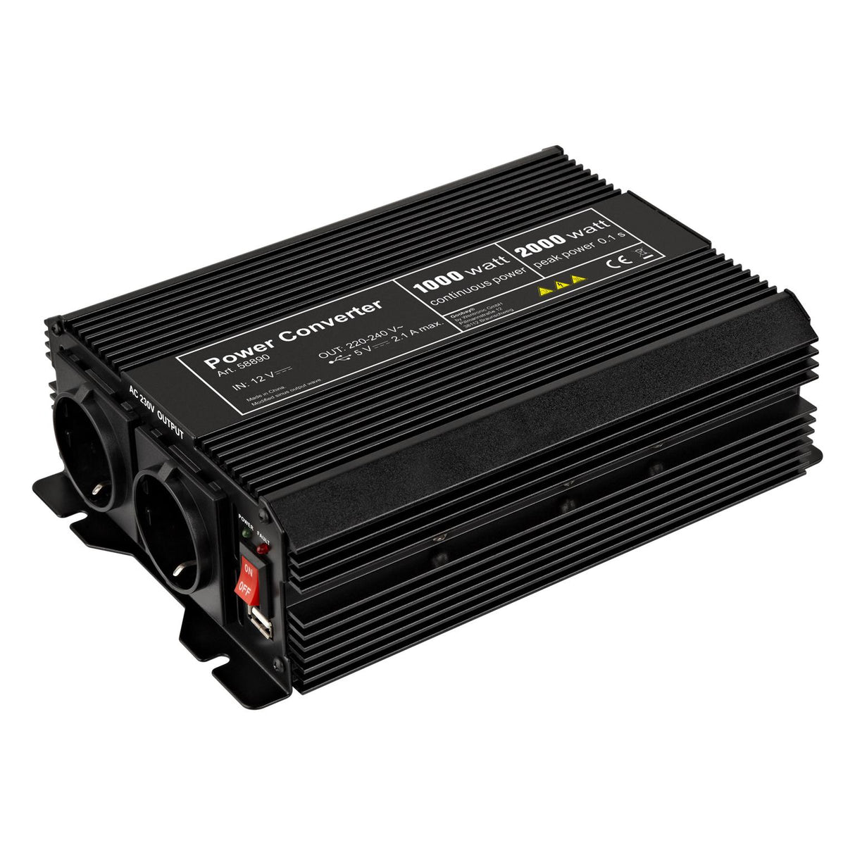 Onduleur - 12 à 230 volts - dc - 1000 watts