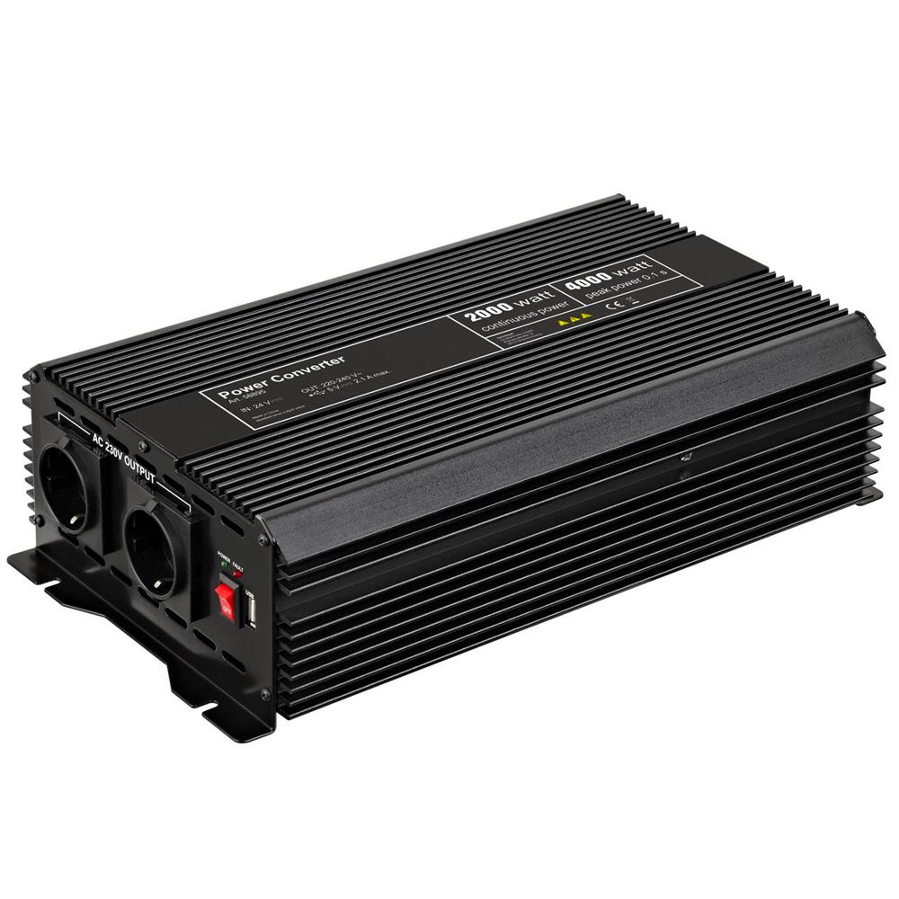 Onduleur - 24 à 230 volts - continu - 2000 watts