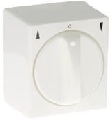 Interrupteur rotatif pour stores en saillie blanc - 4660110