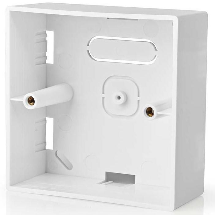 Nedis WIFIWB10WT Boîtier de montage en surface Montage mural 86 x 86 mm Blanc