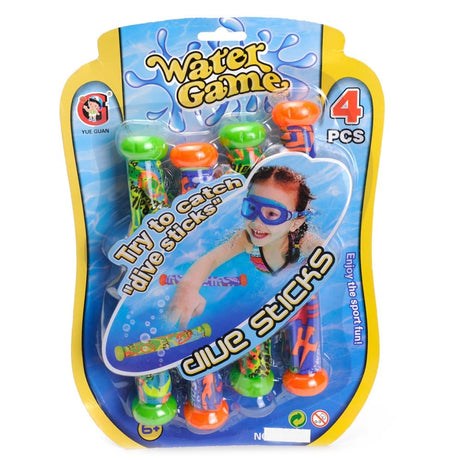Jonotoys bâtons pop-up de jeu d'eau 4 pièces