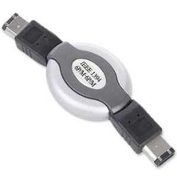 Câble Firewire rétractable - ieee 1394