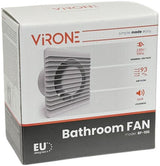 Orno salle de bain - ventilateur WC blanc 100mm + minuterie - 8611010
