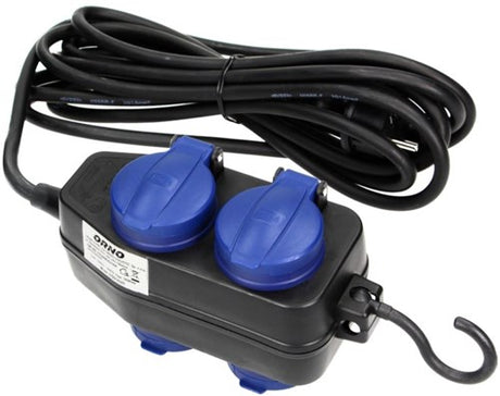 Enzo orno raccord suspendu noir ip44 h05 3x1,5qmm 10m 4v avec valve - 6871981