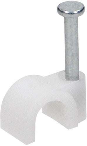 Orno serre-câble 12mm rond blanc sachet (100) - 4113216