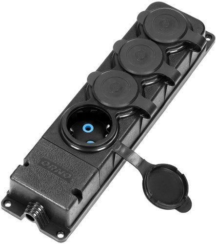 Orno swd prise de table prof noir ip44 4v avec valve - 6871956