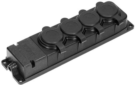 Orno swd prise de table prof noir ip44 4v avec valve - 6871956