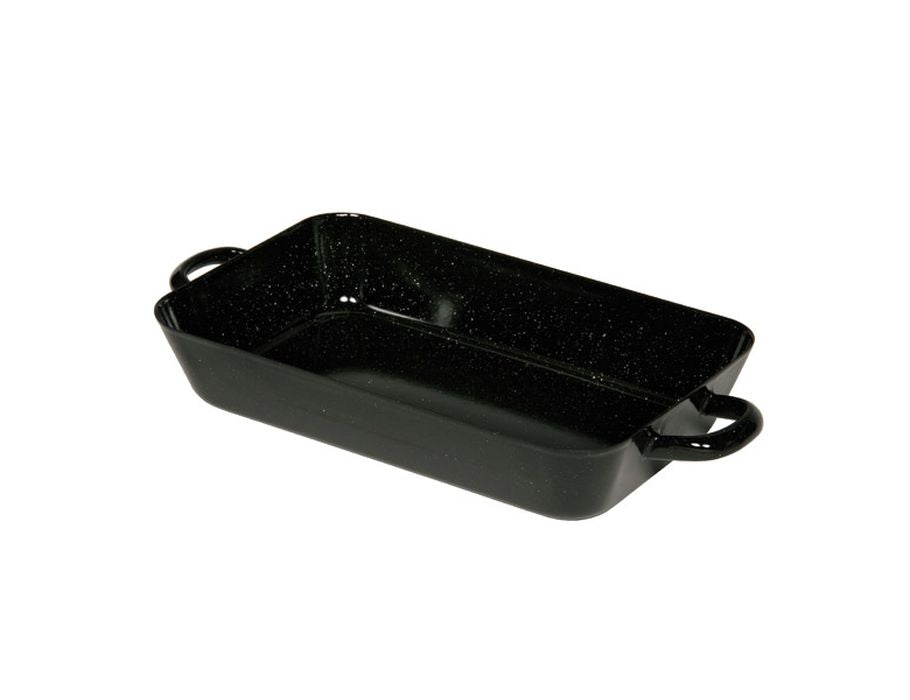 Plat de cuisson Riess avec des poignées - Émail - 26 x 17 cm
