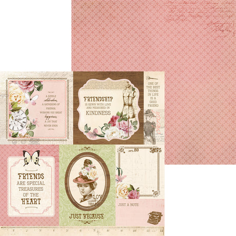 Kaisercraft • mademoiselle double face 30,5x30,5cm couture