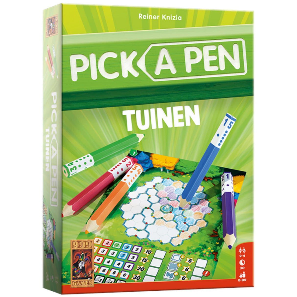 999 Games Choisissez un stylo jardins - jeu de dés