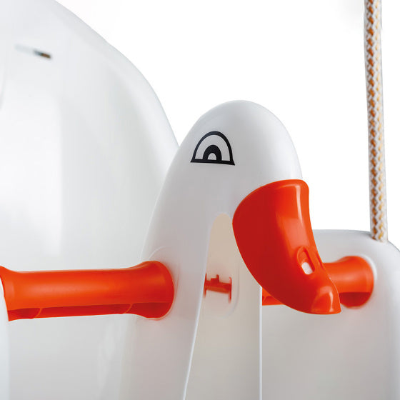 Jouets paradiso Baby Swing Seat Swan White Orange