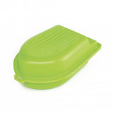 Sandbox avec bateau de couvercle 118 x 79 x 22 cm vert