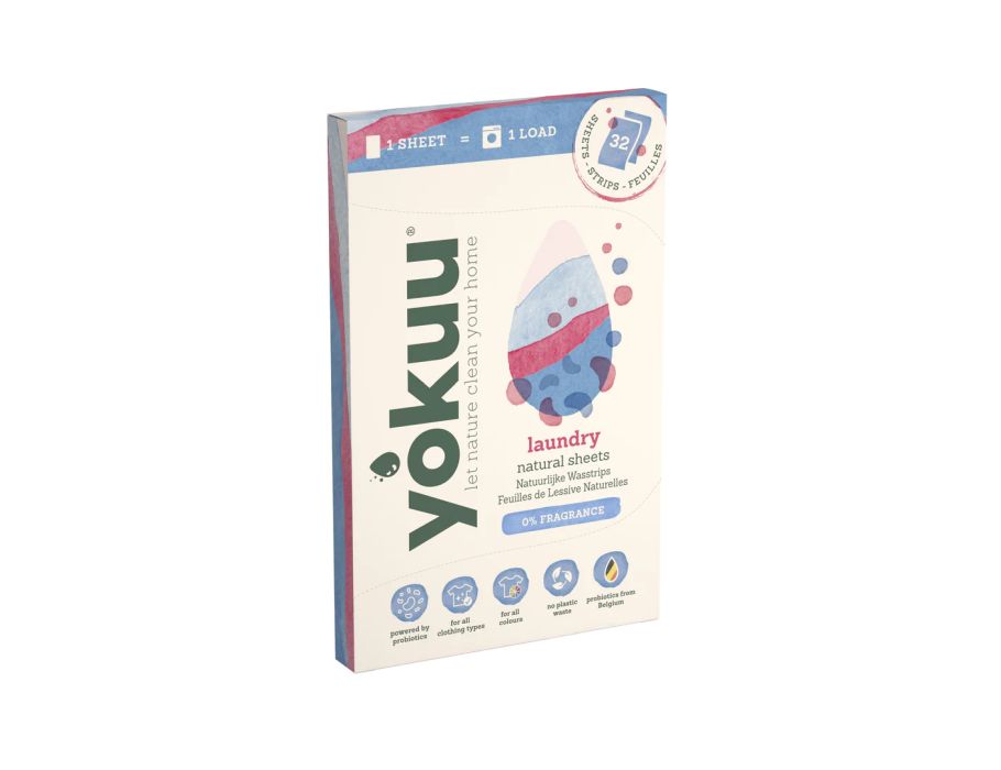 Bandes de lavage Yokuu - lingettes détergentes - 0% parfum - 32 pièces