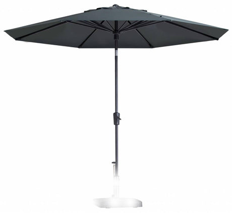 Madison parasol paros 300cm twist-up gris