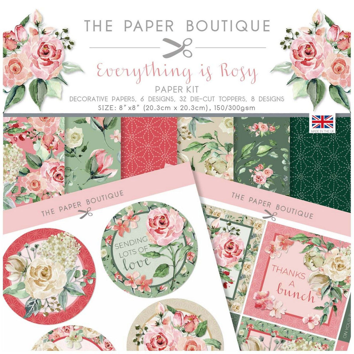 The paper boutique • everything is rosy paper kit