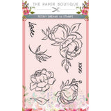 The paper boutique • peony dreams a6 stamp set