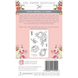 The paper boutique • peony dreams a6 stamp set