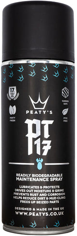 Peaty's pt17 spray d'entretien