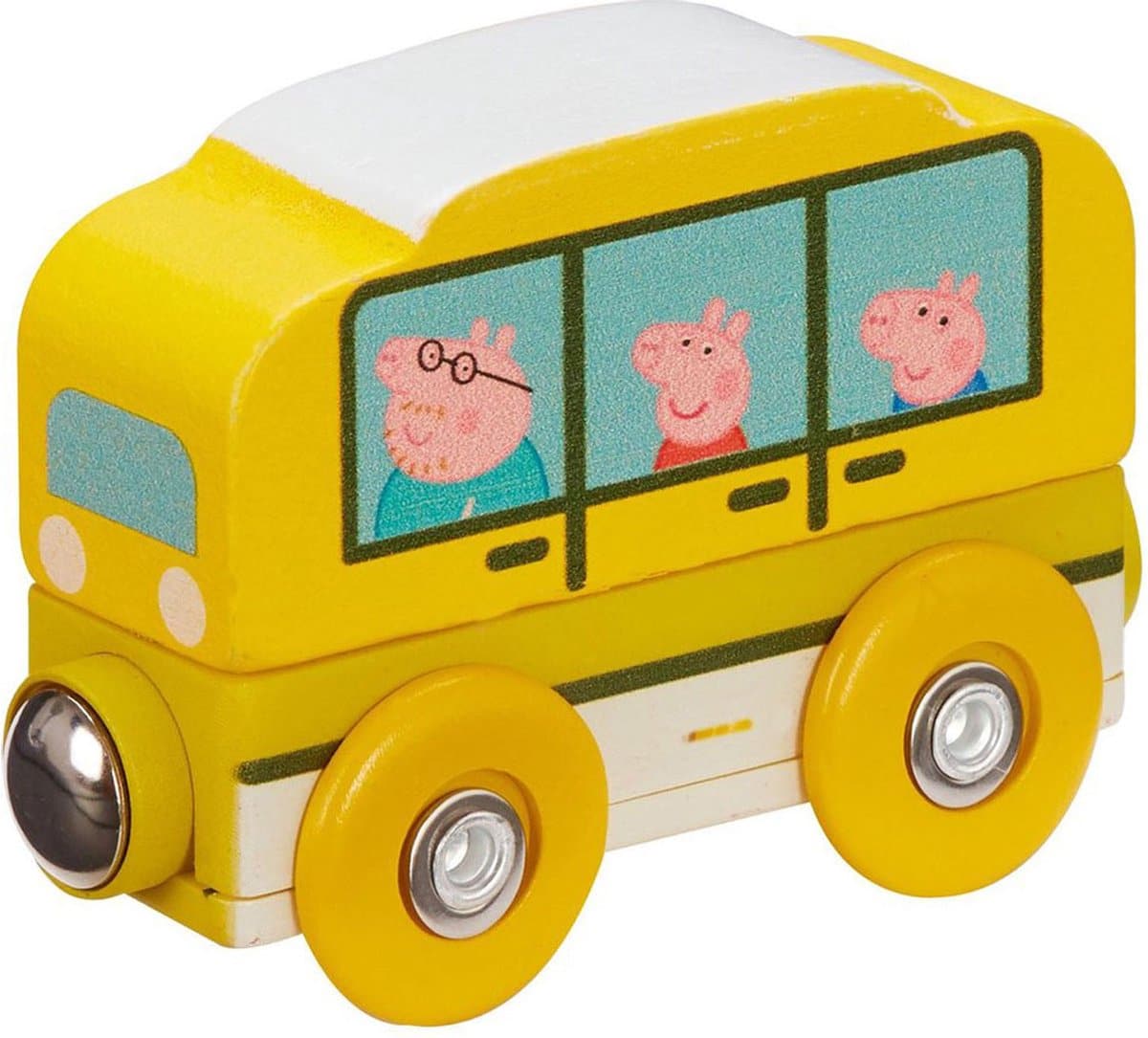 Bus Otto Simon Peppa Pig avec aimant pour relier les séries entre elles