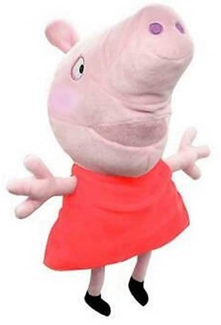 Otto Simon Peppa Pig peluche marionnette à gants avec son 28 cm