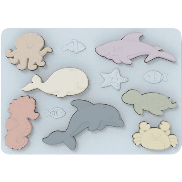 Petú Petú Petú Petú Leslie Silicone Puzzle Sea