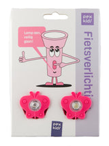 Éclairage Pexkids Set Butterfly LED avec sangle de silicone - rouge