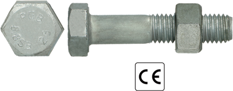 Pgb-europe pgb-fasteners | sb-bout ce 8.8 en15048-1 m16x80 tvz | 25 st - f15048810016000803