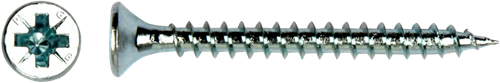 Pgb-europe pgb-fixations | vis pour panneaux d'aggloméré vzk-z ø 4,5x45 zn | 500 pièces - pgwvzv001004500452